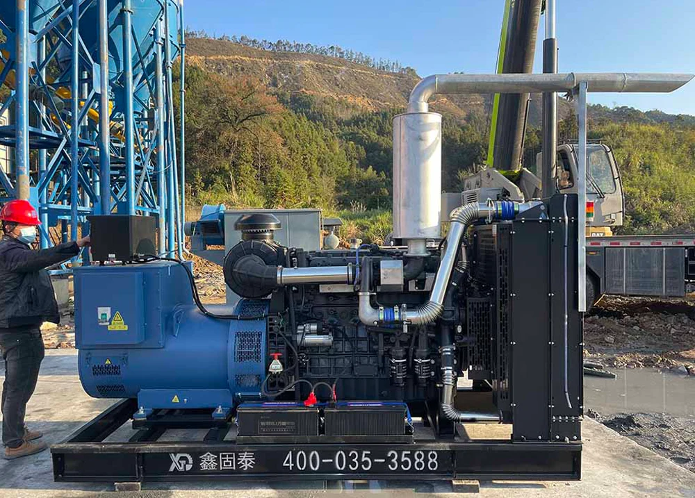 400kW 디젤 발전기 세트의 유지 보수.